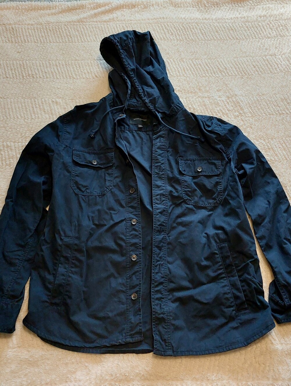 Banana Republic Hooded Shirt Jacket